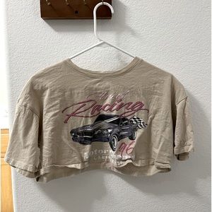 Street Racing Crop Top Size S